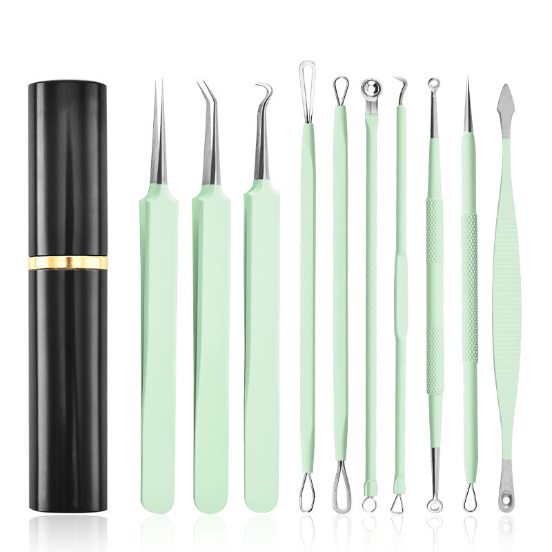 Aluminum Cylinder Mounted Acne Needle Set  FitiqueFit