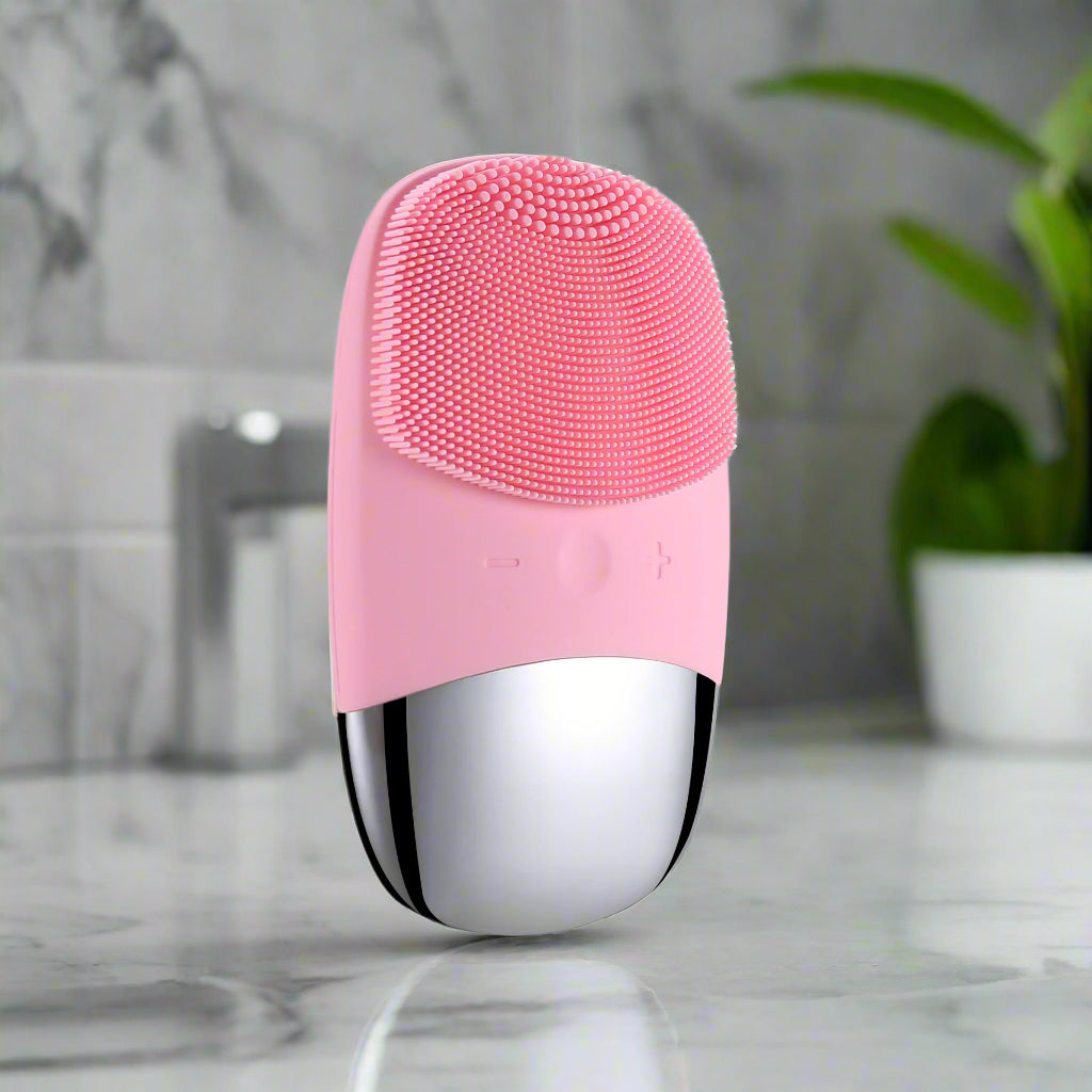 Mini Silicone Electric Face Cleansing Brush CJ US