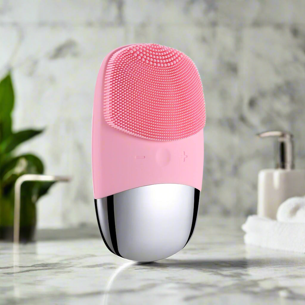 Mini Silicone Electric Face Cleansing Brush CJ US