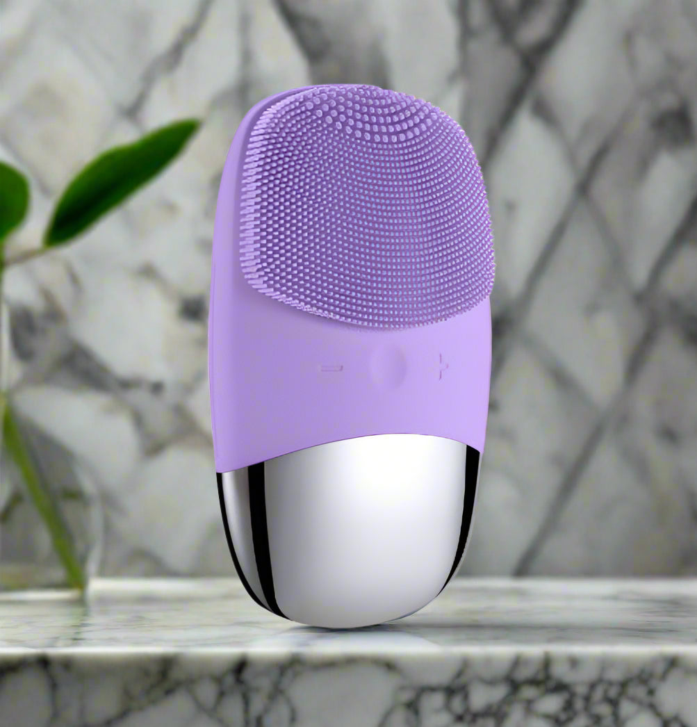 Mini Silicone Electric Face Cleansing Brush CJ US