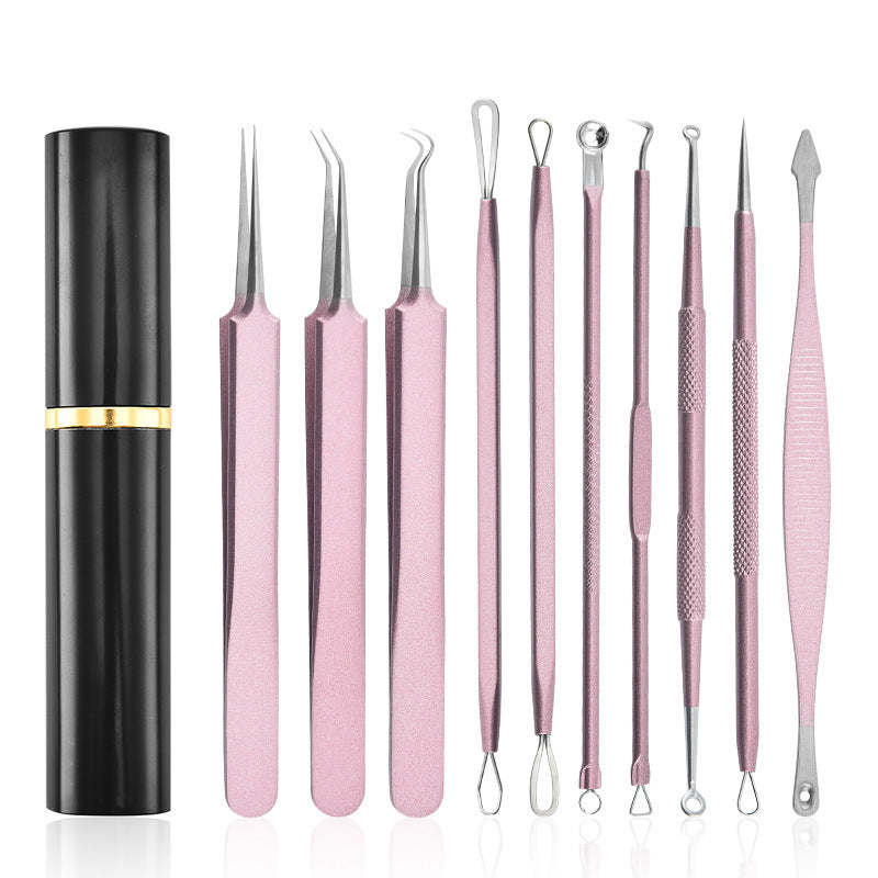 Aluminum Cylinder Mounted Acne Needle Set  FitiqueFit