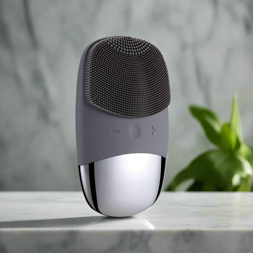 Mini Silicone Electric Face Cleansing Brush CJ US