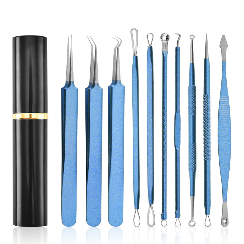 Aluminum Cylinder Mounted Acne Needle Set  FitiqueFit