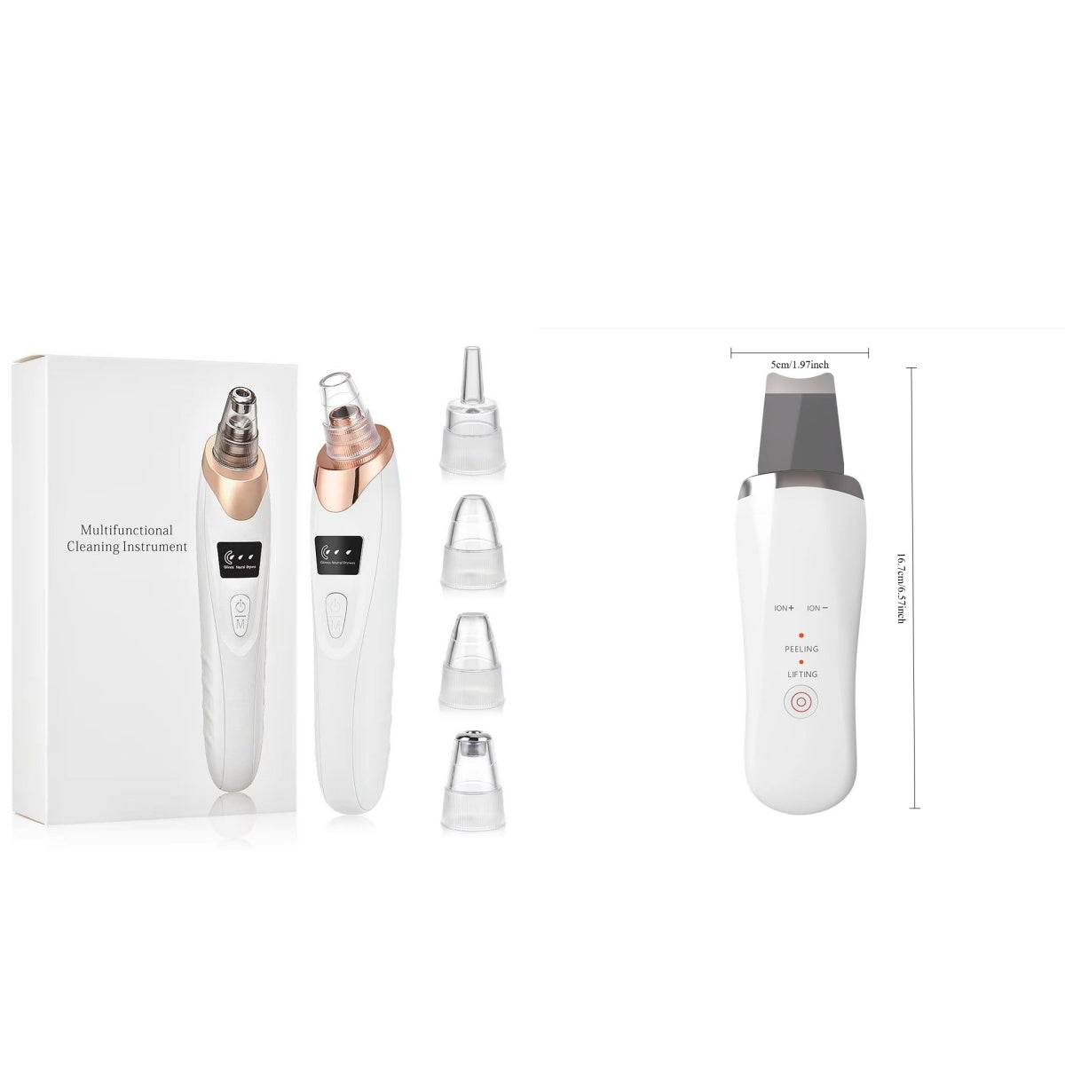 Electric Ultrasonic Skin Scrubber CJ US