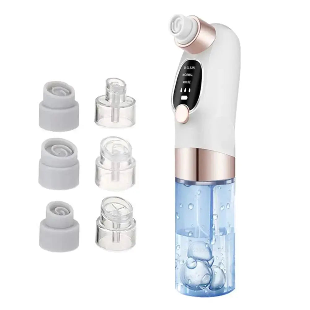 Blackhead Remover Pore Vacuum Face Cleaner Electric Pimple Acne Black Head Removal USB Rechargeable Water Cycle Black Dot Remove DermaStorm