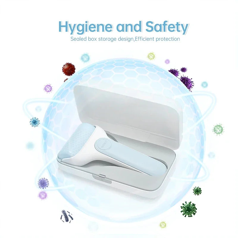 Ice Skincare Roller S20 Derma Cooling Rolling Reduce Inflammation Shrink Pores Boost Skin Rejuvenation DermaStorm