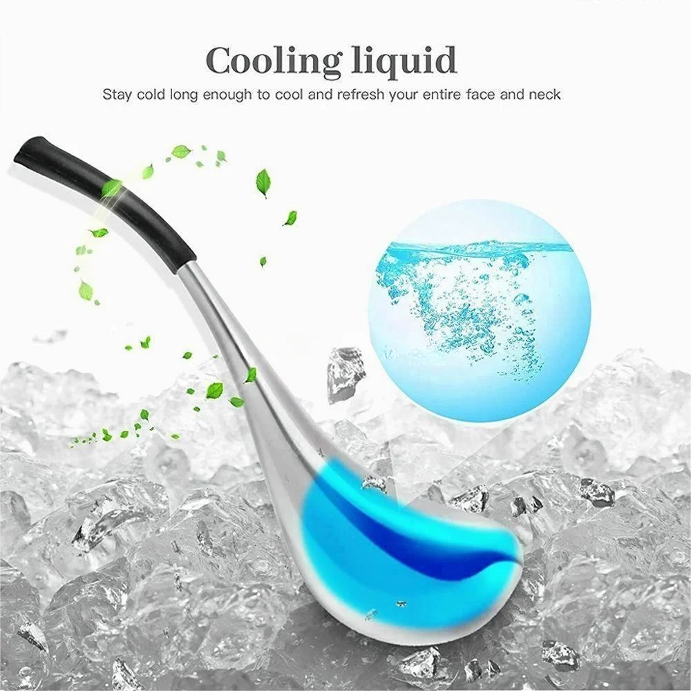 Mini 2Pcs Facial Cryo Sticks Skin Care Ice Globes for Women Face Eyes Massage Stainless Steel Beauty Tool Gua Sha Cooling Roller DermaStorm