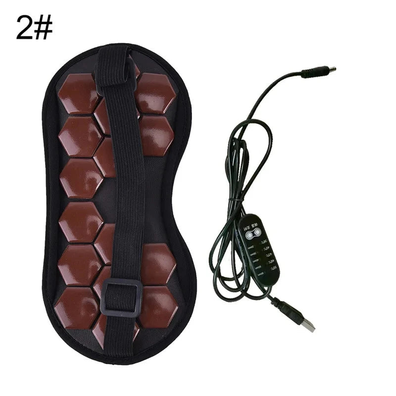 Eye Mask Tourmaline Eye Massager Electric Jade Stone Massage Heat Therapy Germanium Infrared Relaxation Health Care Gift DermaStorm