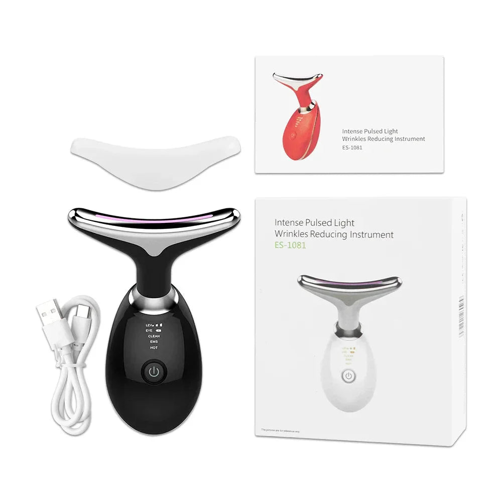 Anti Wrinkle Facial Massager Neck Face Beauty Skin Tighten Facial Lift Device Reduce Double Chin, YYDS  FitiqueFit