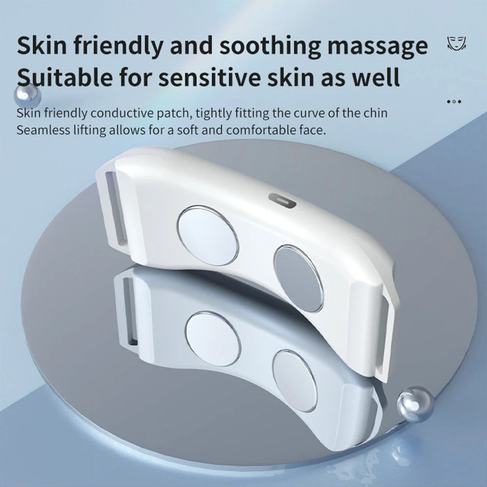 EMS Face Lifting Massager Anti Wrinkle Firming Facial Massager V-Face Lift Device Microcurrent Remover Double Chin Skin Care DermaStorm