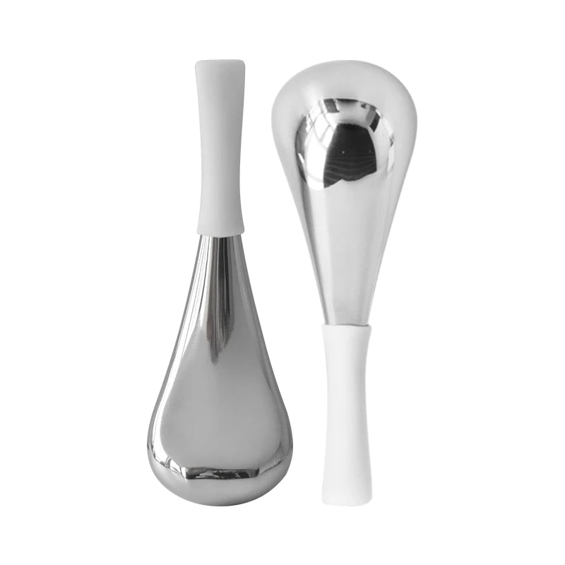 Mini 2Pcs Facial Cryo Sticks Skin Care Ice Globes for Women Face Eyes Massage Stainless Steel Beauty Tool Gua Sha Cooling Roller DermaStorm