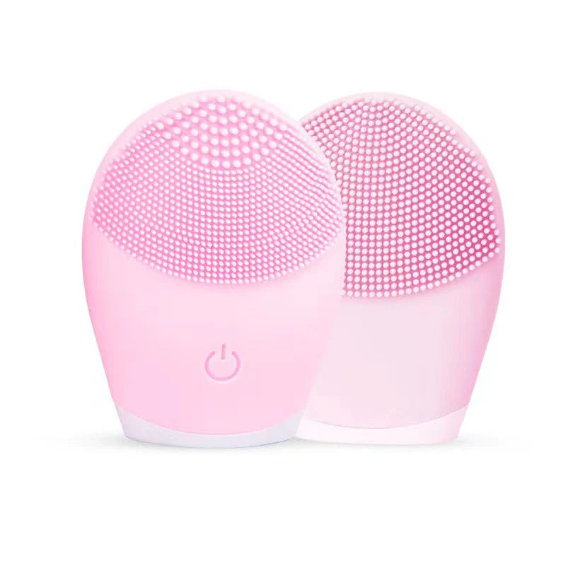 Household Electric Facial Cleanser, Battery Silicone Waterproof Face Washer, For Both Men And Women, Blackhead, Horn Cleaner DermaStorm