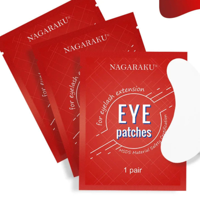 NAGARAKU Eyelash Extension Eyepads Under Eyepads Gel Eyepads Hydrogel Eyepach 60 Pairs Pack Makeup Tools Adhesive DermaStorm