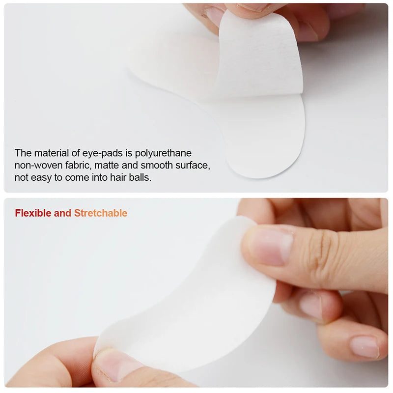 NAGARAKU Eyelash Extension Eyepads Under Eyepads Gel Eyepads Hydrogel Eyepach 60 Pairs Pack Makeup Tools Adhesive DermaStorm