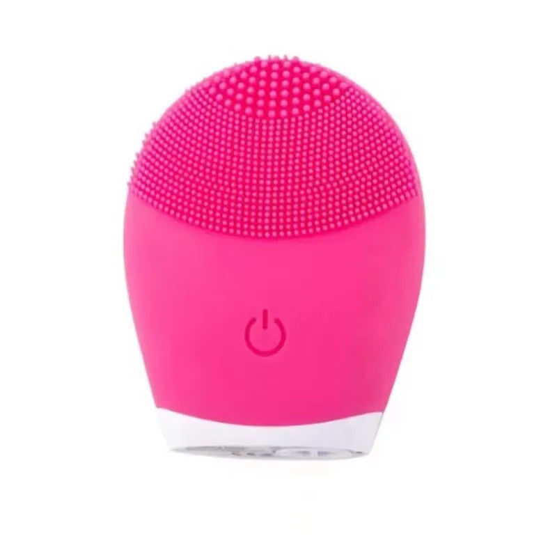 Household Electric Facial Cleanser, Battery Silicone Waterproof Face Washer, For Both Men And Women, Blackhead, Horn Cleaner DermaStorm