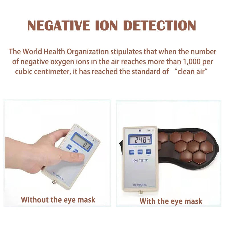 Eye Mask Tourmaline Eye Massager Electric Jade Stone Massage Heat Therapy Germanium Infrared Relaxation Health Care Gift DermaStorm