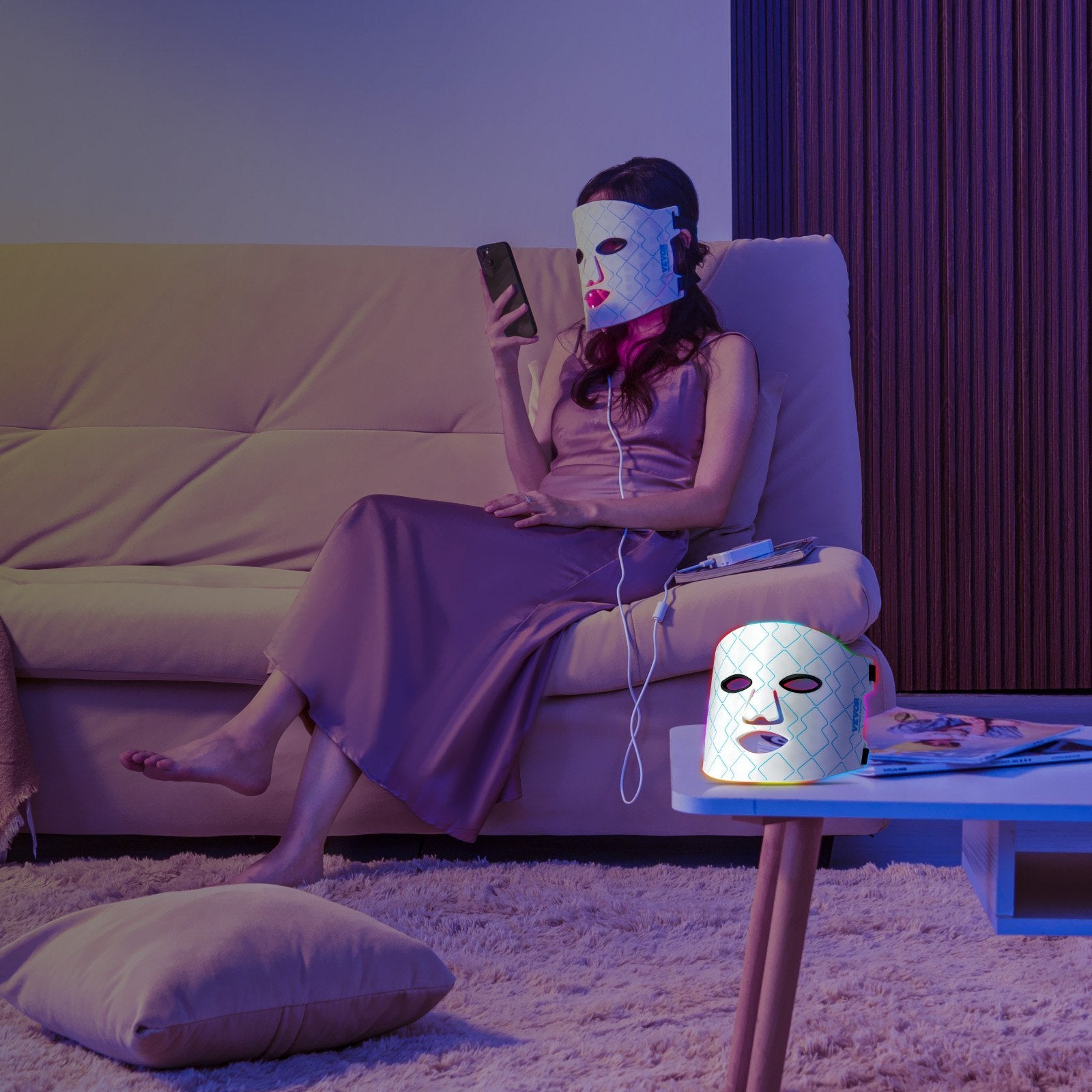 7-Color LED Light Therapy Mask CJ US
