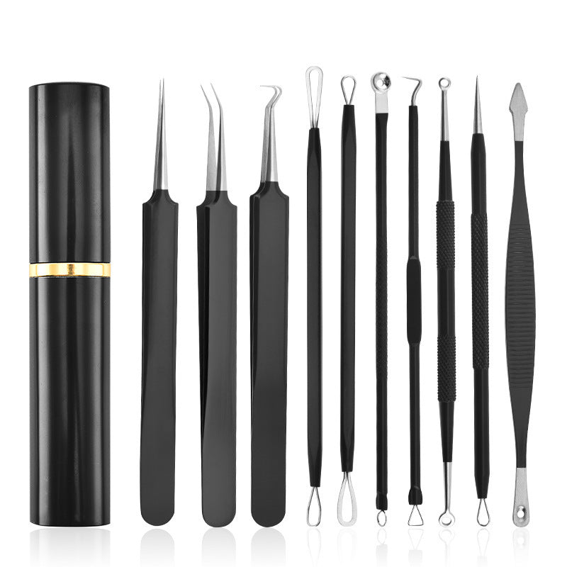 Aluminum Cylinder Mounted Acne Needle Set  FitiqueFit