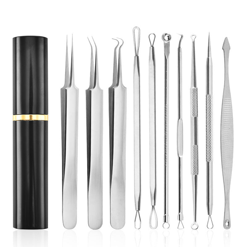 Aluminum Cylinder Mounted Acne Needle Set  FitiqueFit